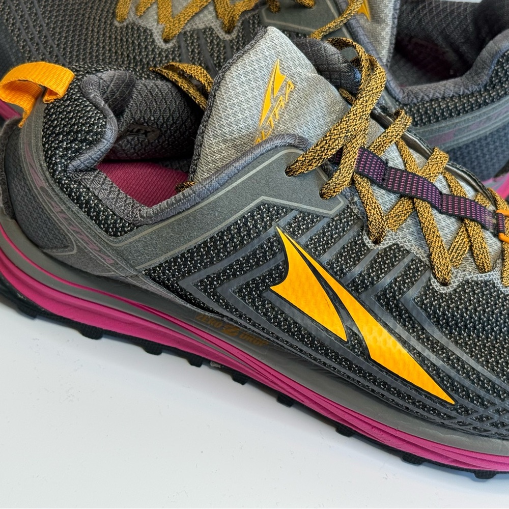 Altra Timp 1.5 Trail Running Shoes – Women’s Size 10 Gray/Plum Zero Drop - Picture 6 of 11